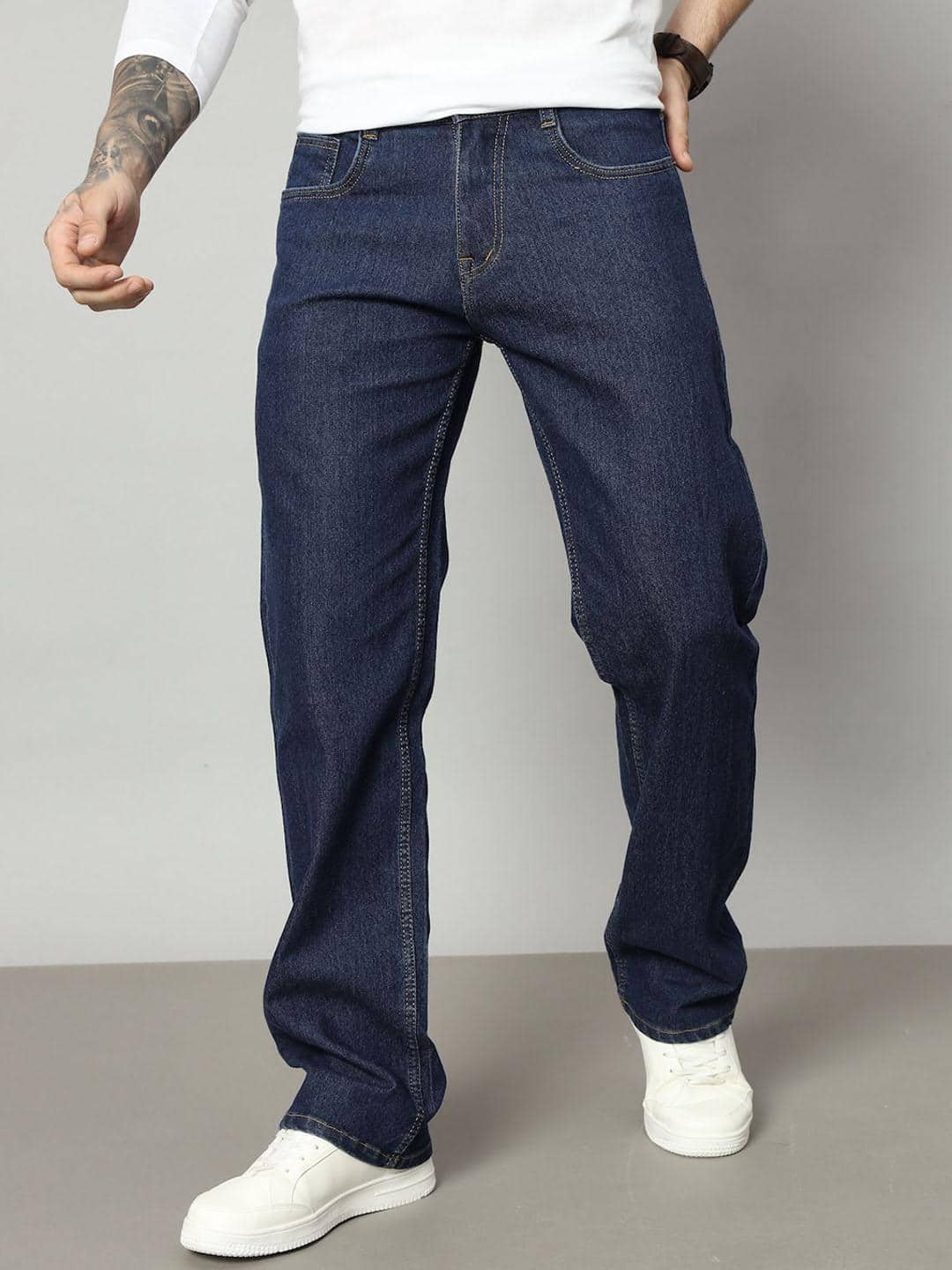 Denimlook Men Relaxed Fit Stretchable Jeans