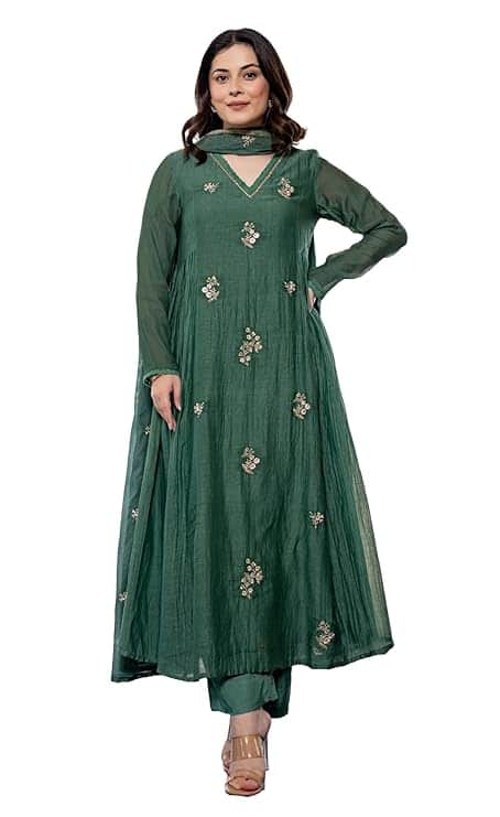 Klosia Embroidered Anarkali Kurta Set