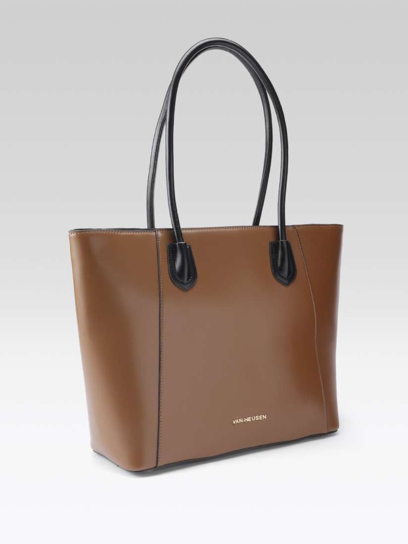 Van Heusen Panelled Laptop Shoulder Bag