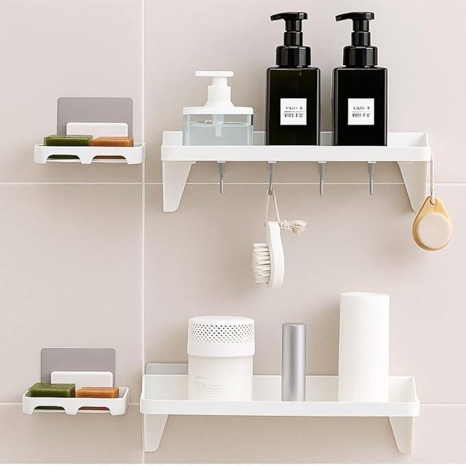 Satpurush Bathroom Shelf Set
