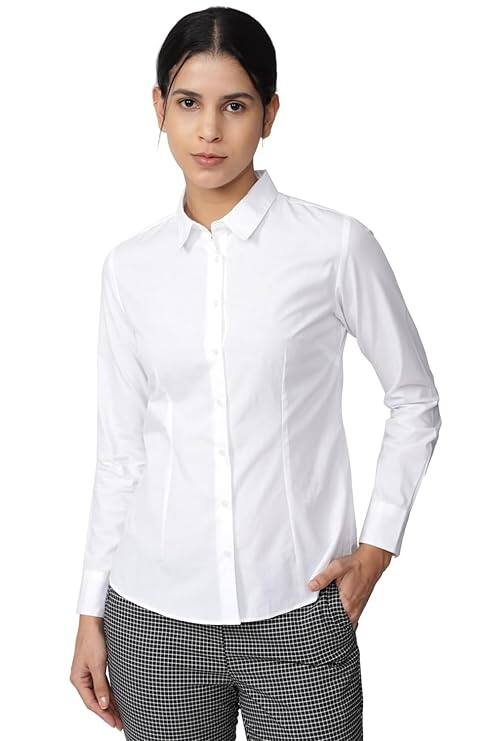 Van Heusen Women's Cotton Rich Formal Shirt