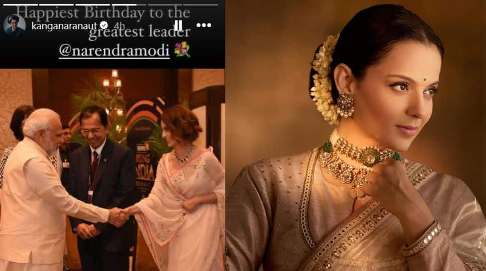 PM Modi Turns 74, Receives Heartfelt Birthday Wishes From Anupam Kher And Kangana Ranaut