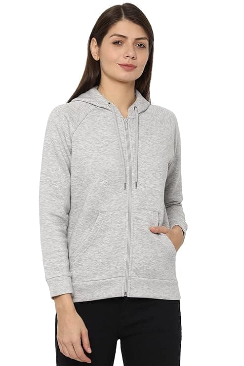 Allen Solly Women Hooded Sweatshirt