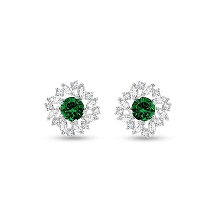 Clara 925 Sterling Silver Stud Earrings