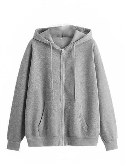 Fabitto Women’s Stylish Hooded Zipper Hoodie