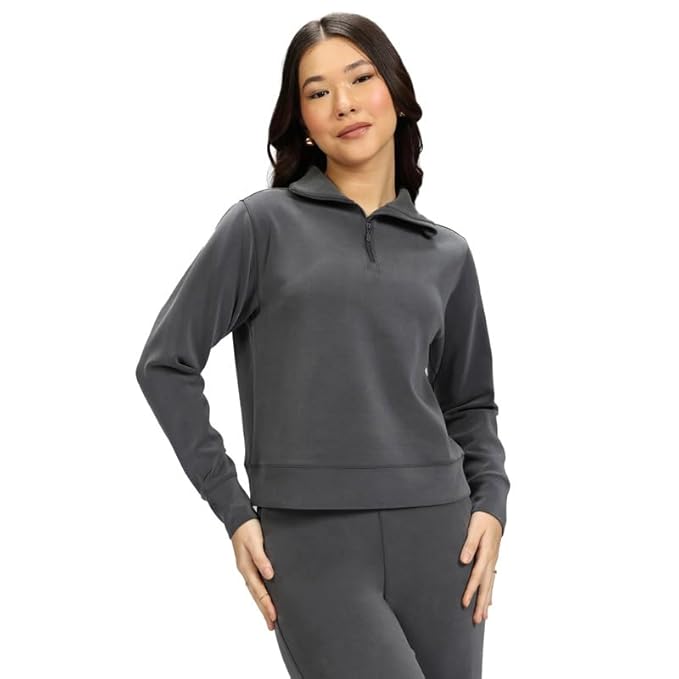 BlissClub BareButter Pullover with Zip BlissClub BareButter Pullover with Zip