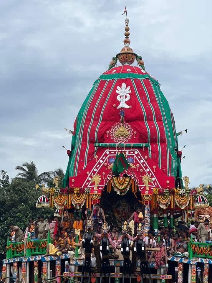Ulta Rath Yatra 2022 Laxmi Narayan Bheta held after arrival of Lord