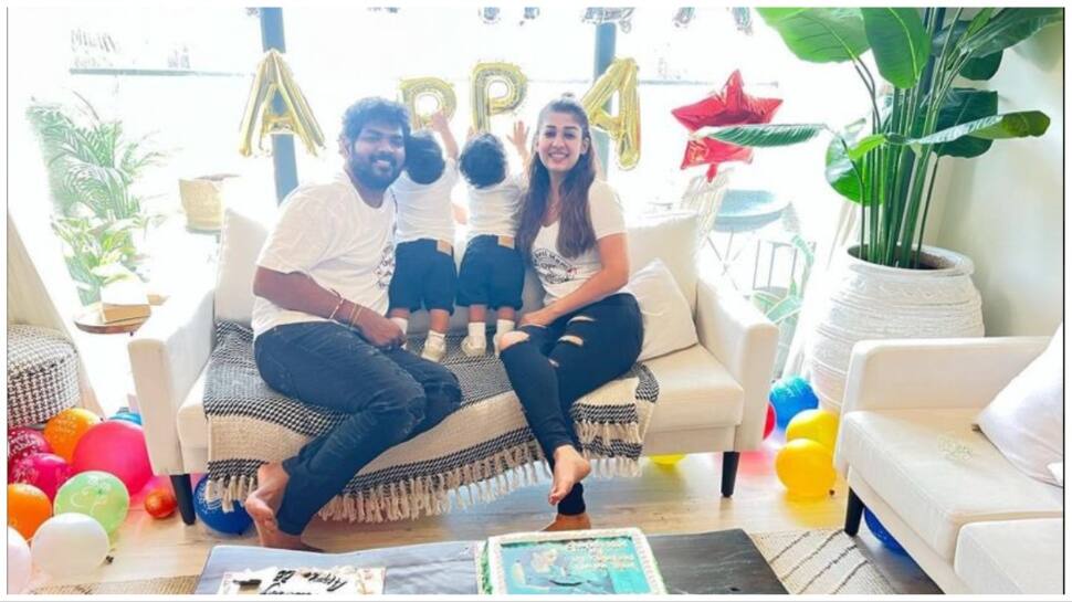 Vignesh's First Birthday With Twins