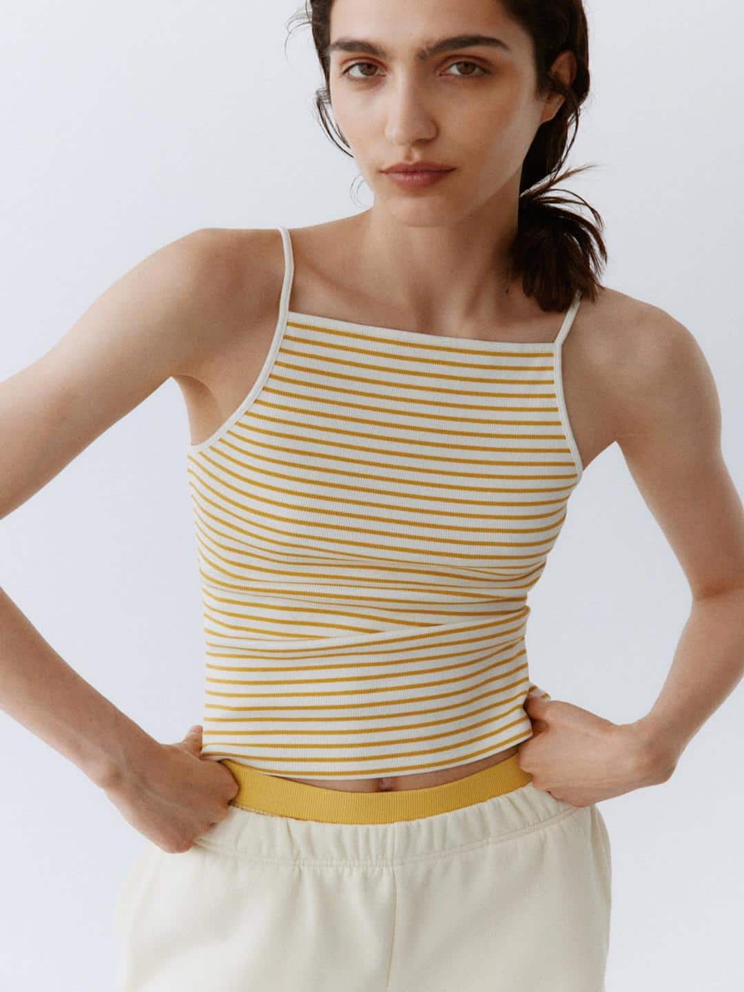 Ribbed Strappy Top