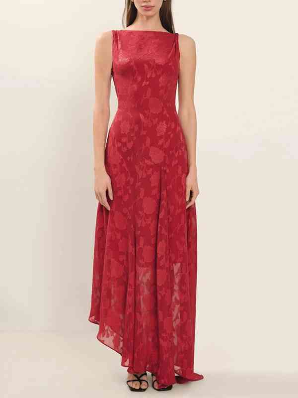 Lulu &amp; Sky Women Floral Embroidered Gown Dress