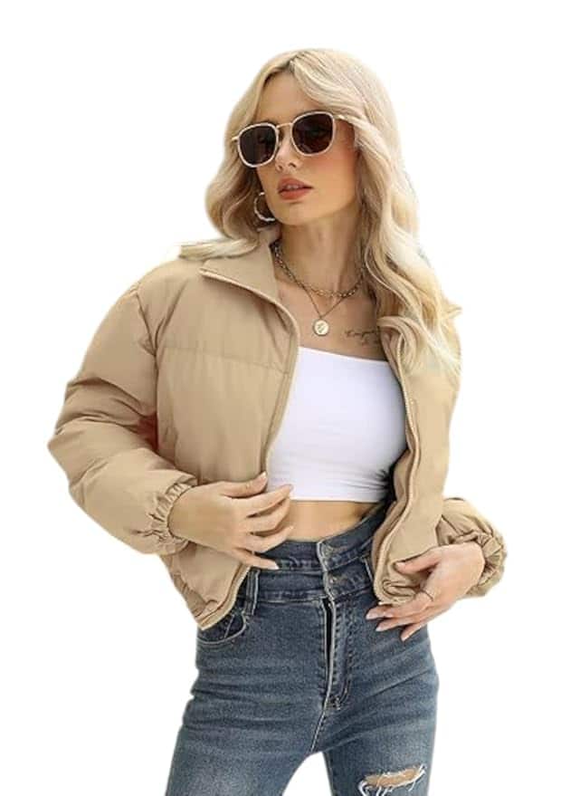 Sqew Puffer Crop Jacket Sqew Puffer Crop Jacket