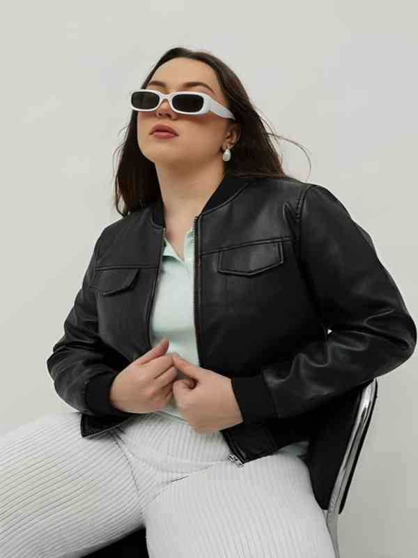 Maykr Stand Collar Leather Jacket Maykr Stand Collar Leather Jacket