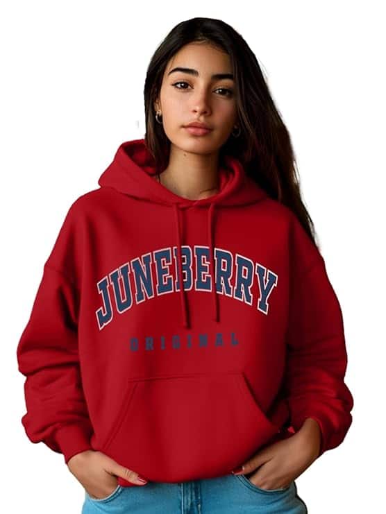 Juneberry Oversized Fleece Hoodie