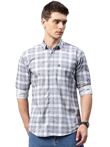 Majestic Man Checkered Cotton Shirt