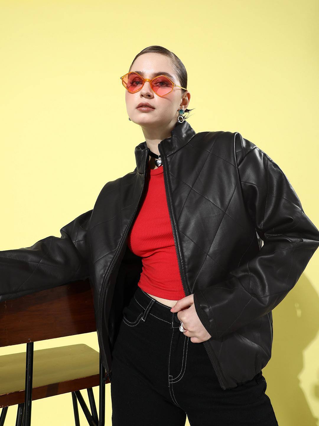  Roadster The Lifestyle Co. Faux Leather Jacket
