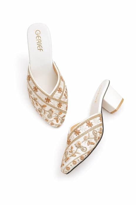 Handmade Jaipuri Block Heel Sandals for Women &amp; Girls