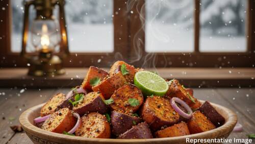 Roasted Sweet Potatoes (Shakarkandi Chaat) Roasted Sweet Potatoes (Shakarkandi Chaat)