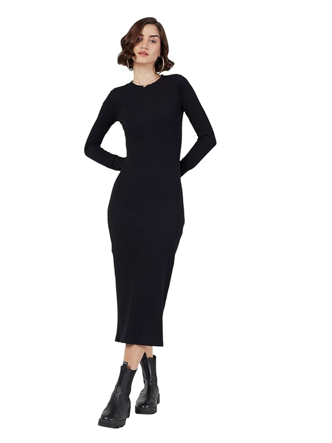 Sassafras Rib Bodycon Midi Dress Sassafras Rib Bodycon Midi Dress