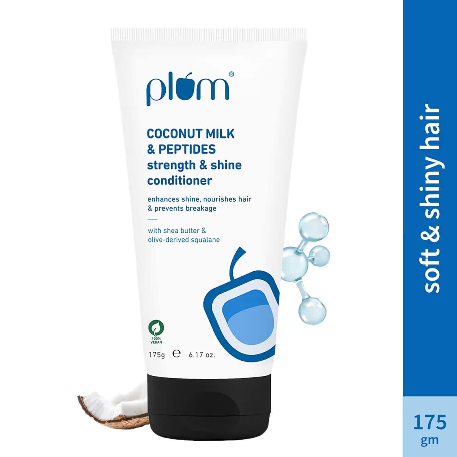 Plum Coconut Milk &amp; Peptides Strength &amp; Shine Conditioner 