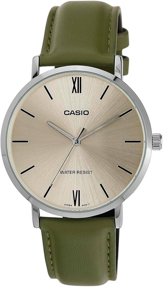 Casio Enticer Men Analog Green Dial Men MTP-VT01L-3BUDF (A2320)