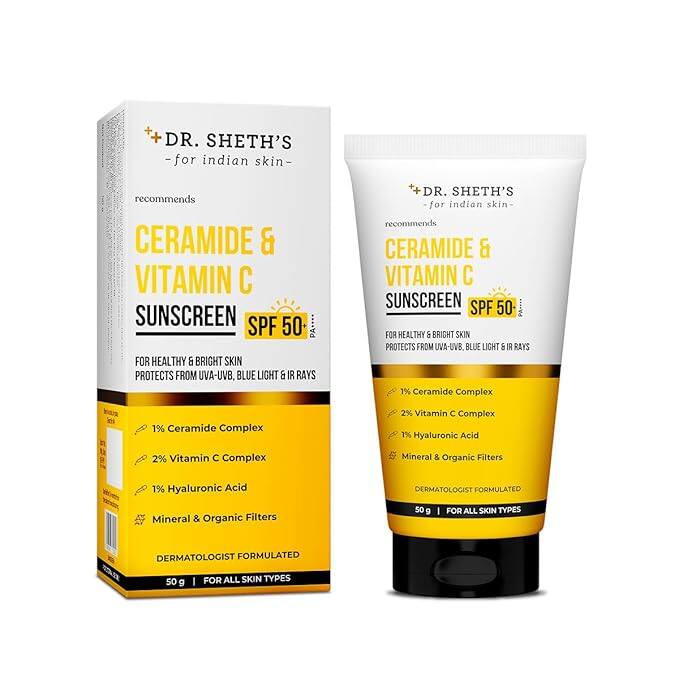 Dr. Sheth’s Ceramide & Vitamin C Sunscreen Dr. Sheth’s Ceramide & Vitamin C Sunscreen
