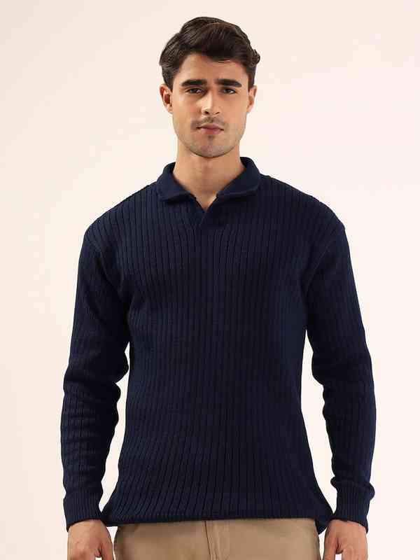The Beetel House Men Ribbed Pullover