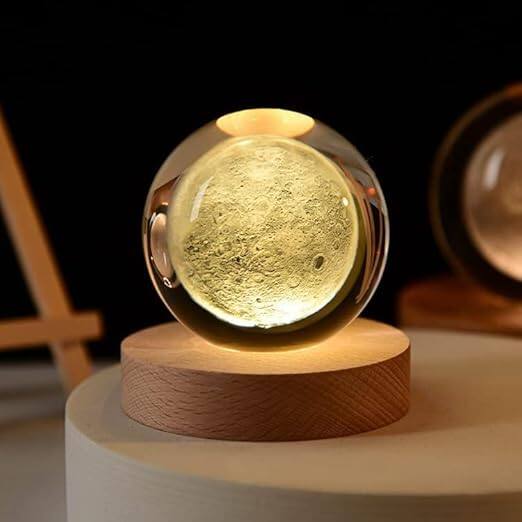 Miramar Moon Crystal Ball Night Light