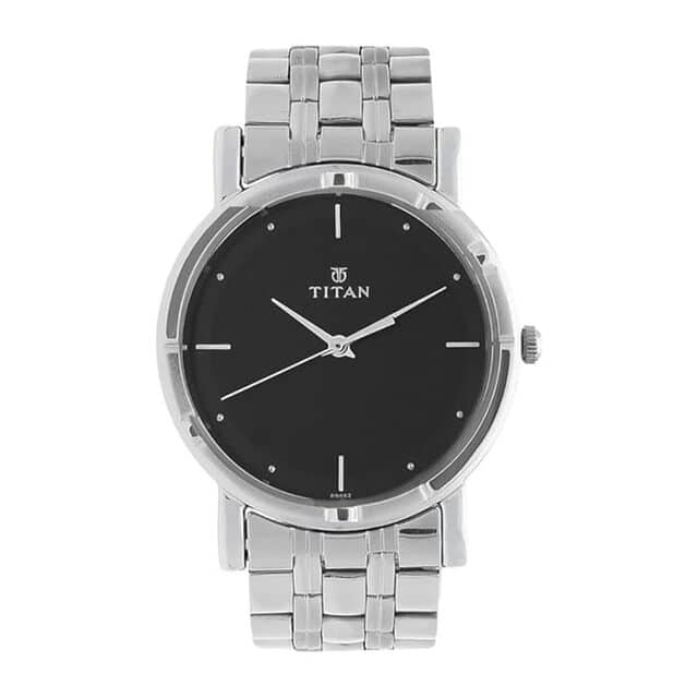 Titan Karishma Analog Black Dial Men&#039;s Watch NM1639SM02/NN1639SM02