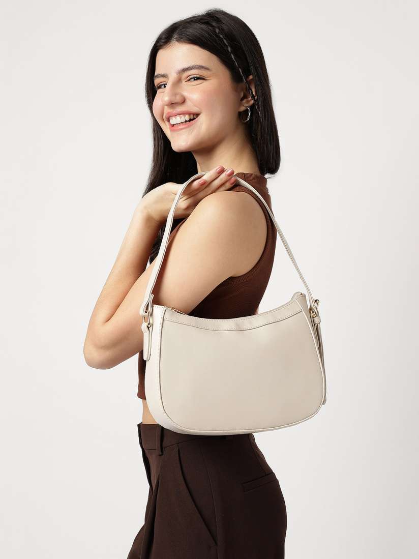 Fastrack Pumice White Brunch Shoulder Bag Fastrack Pumice White Brunch Shoulder Bag