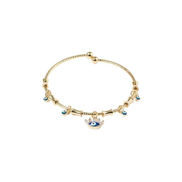 SALTY Chic Evil Eye Tassel Bracelet SALTY Chic Evil Eye Tassel Bracelet