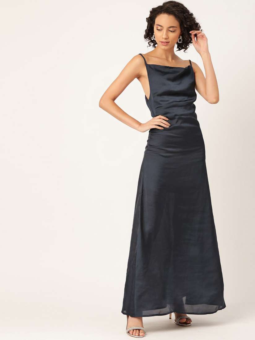 DODO &amp; MOA Satin Maxi Dress