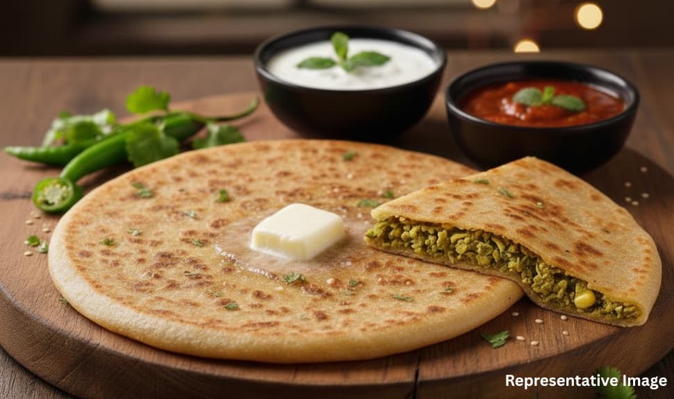 Cheese Corn Paratha