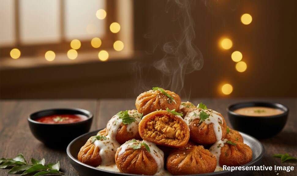 Chicken Tandoori Momos Chicken Tandoori Momos