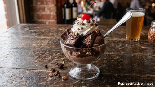 Chocolate Fudge Brownie Sundae