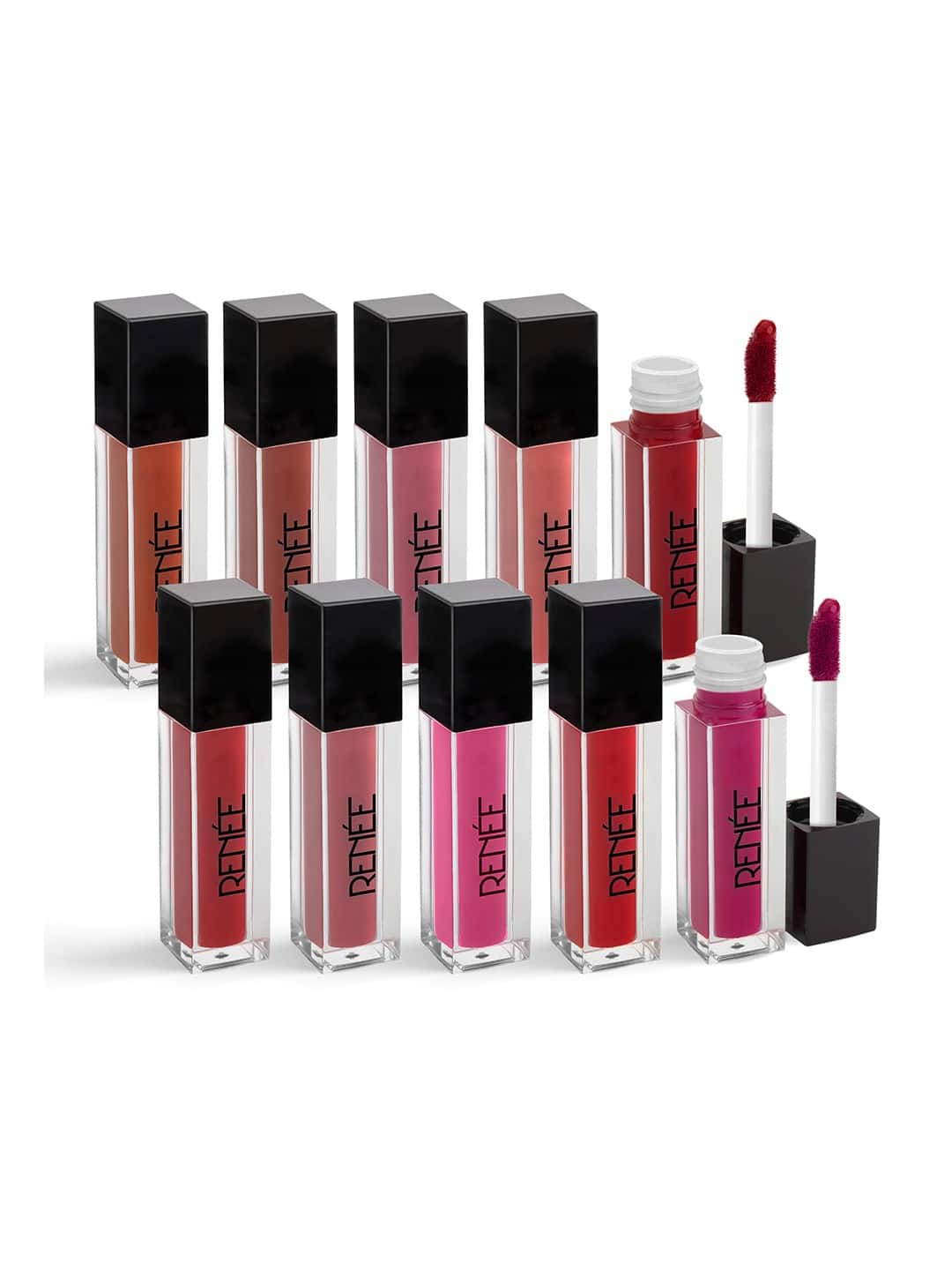Renee: Stay Forever Set Of 10 Matte Liquid Lipsticks