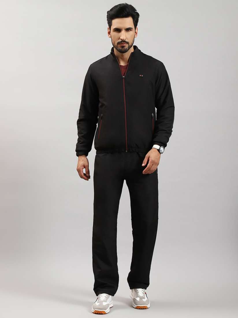 Monte Carlo Men Mid Rise Mock Collar Tracksuit