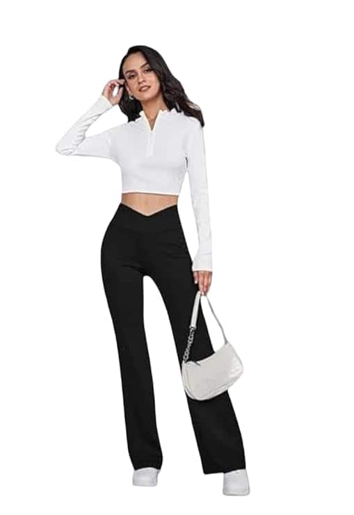 Imperative High Waist Flared Yoga Pants