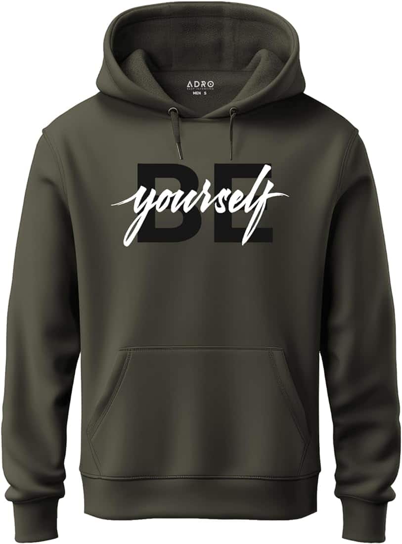  Adro Men Hooded Fleece Sweatshirt