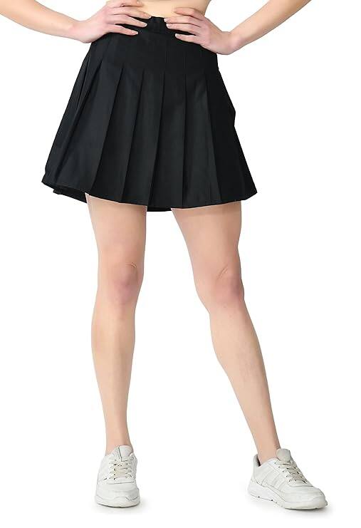  Mrugneni Pleated Short Tennis Skirt