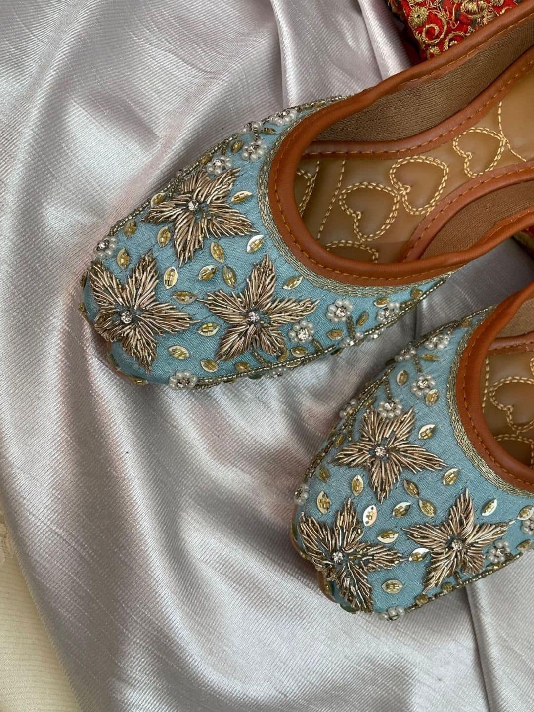 Anouk Embellished Mojaris Flats