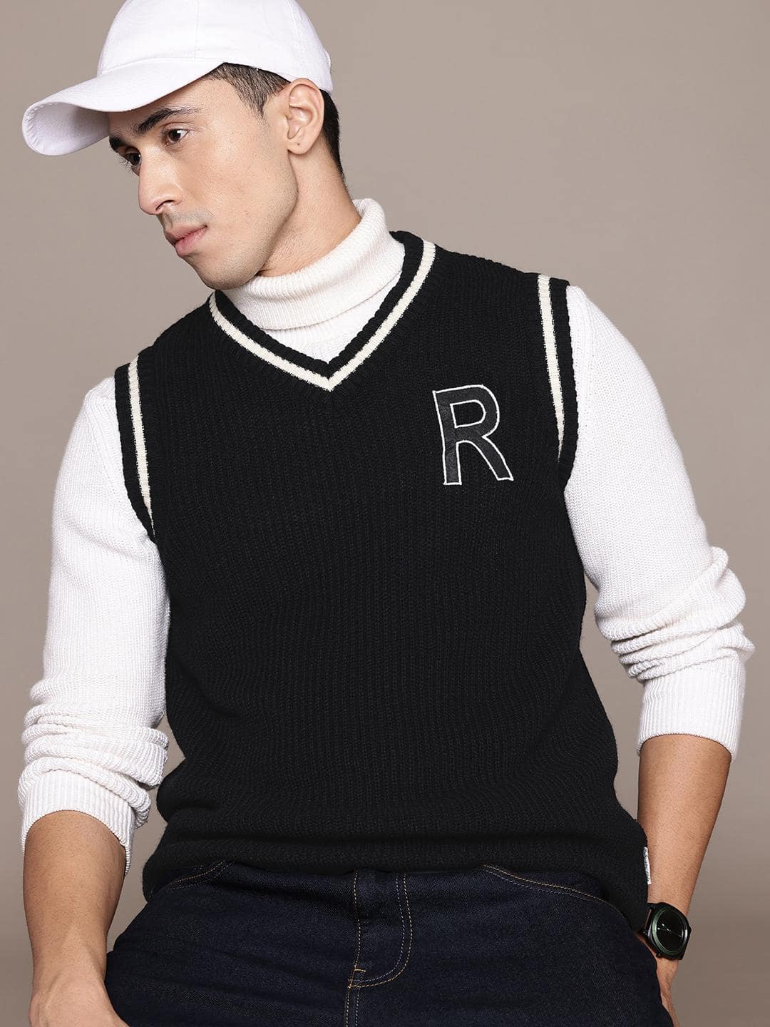 Roadster Ribbed Longline Sweater Vest