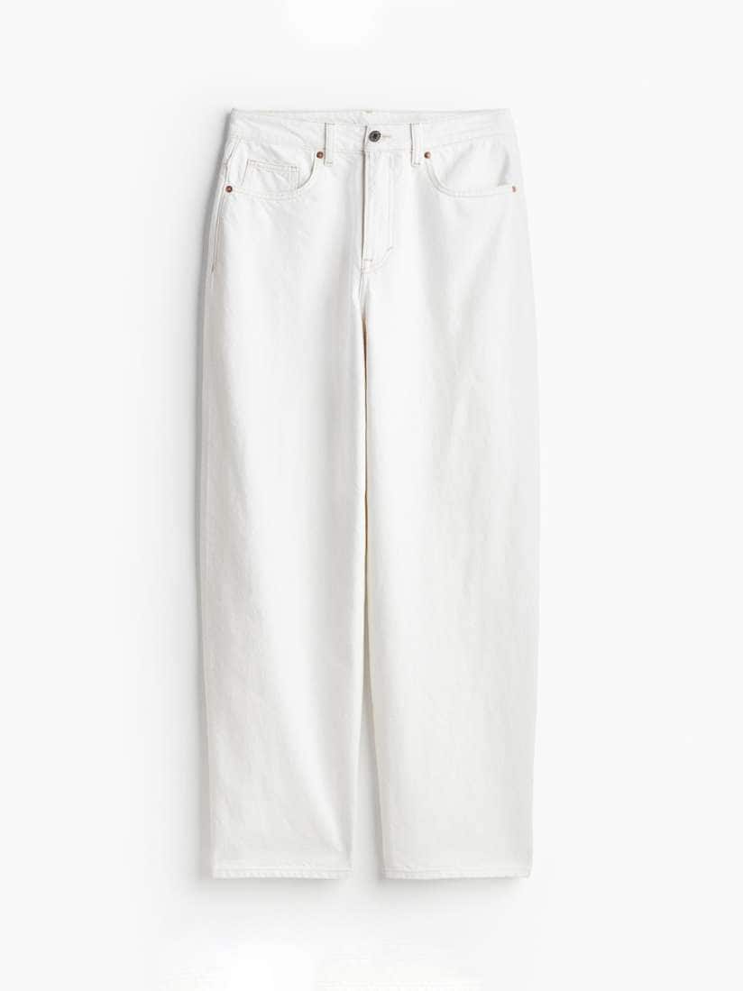 H&amp;M Slim Straight High-Ankle Jeans