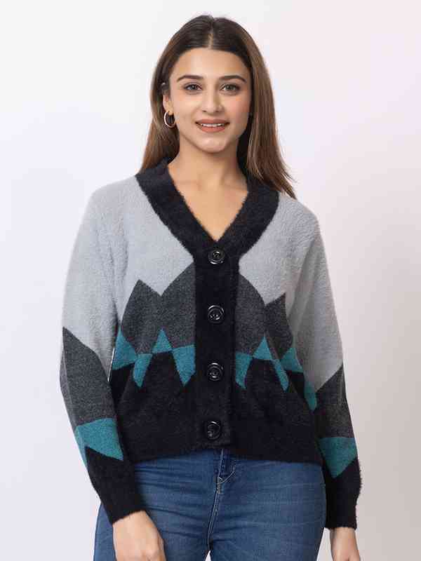 Winter Wonders V-Neck Cardigan Winter Wonders V-Neck Cardigan