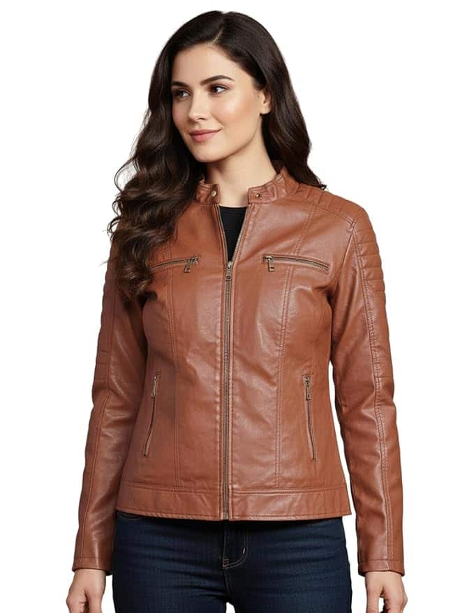 Women’s Brown Leather Jacket