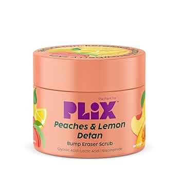 Plix The Plant Fix Peaches And Lemon Body Scrub Plix The Plant Fix Peaches And Lemon Body Scrub