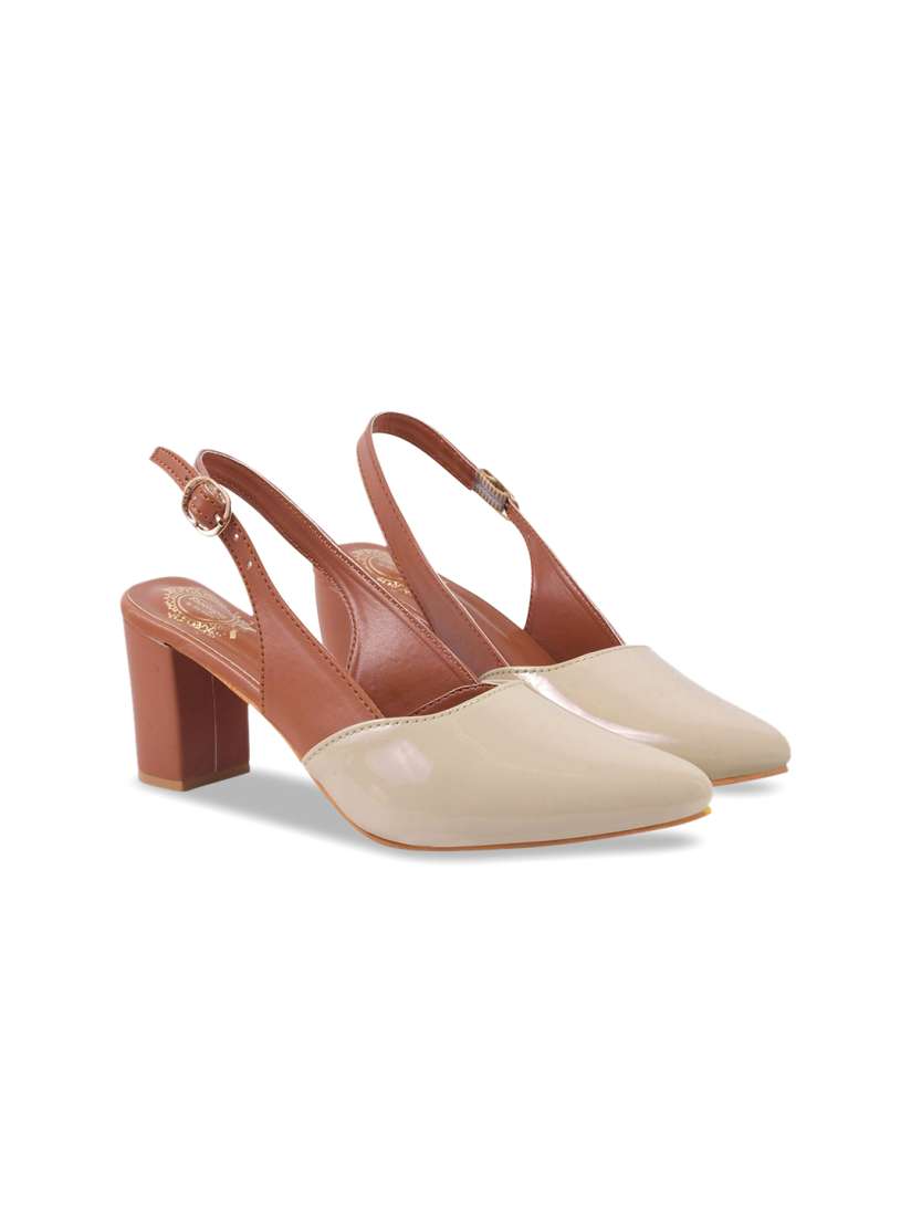Shoetopia Block Pumps With Buckles Shoetopia Block Pumps With Buckles