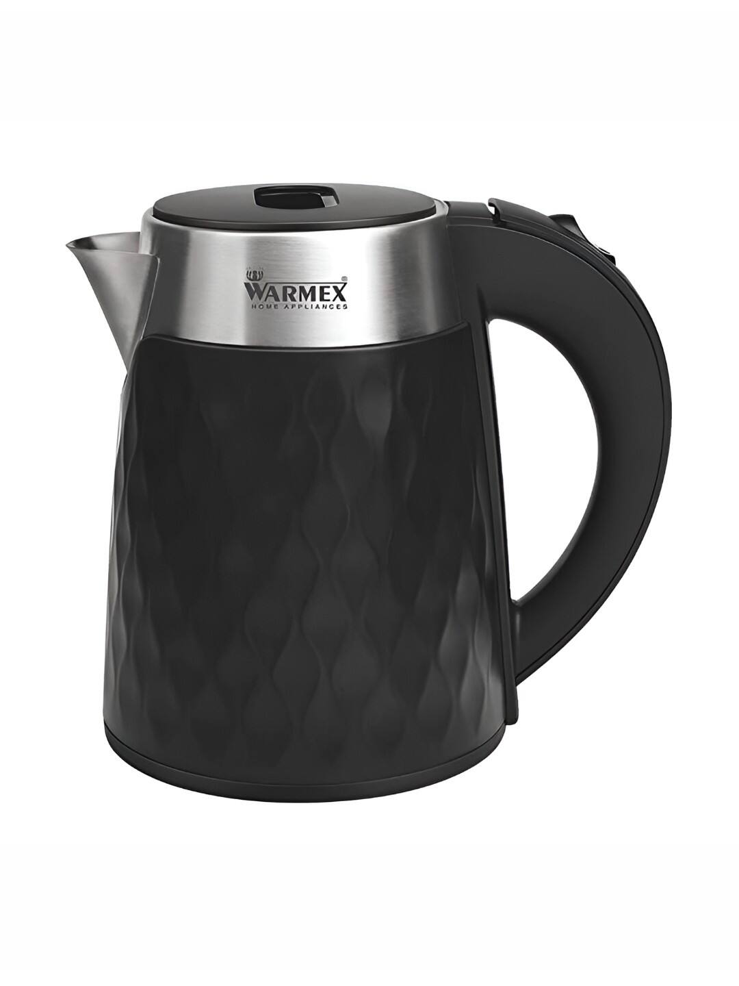 Warmex Home Appliances: Black Double Wall Electric Kettle Warmex Home Appliances: Black Double Wall Electric Kettle