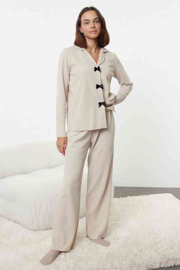 Trendyol Bow Detail Night Suit