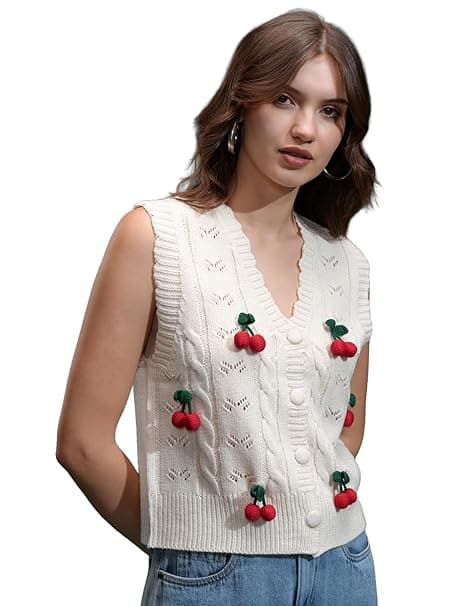 Tokyo Talkies Acrylic Casual Sweater Tokyo Talkies Acrylic Casual Sweater