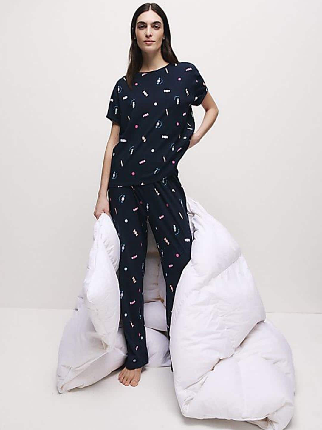 Marks &amp; Spencer Printed Night Suit